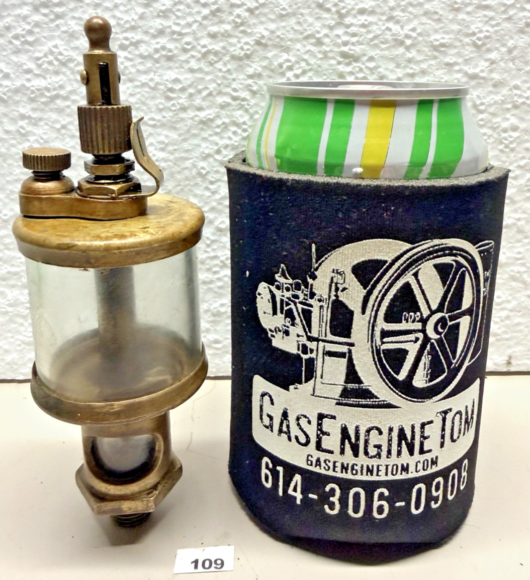 Brass Cylinder Oiler IHC M International Famous Mogul Hit Miss Engine 1/4" NPT