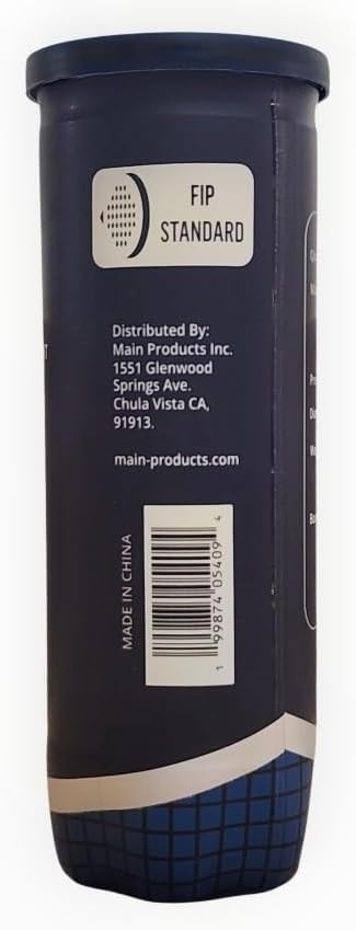 Padel Balls - Professional Tournament Quality Balls, 2 Tubes (6 Balls), 47% Wool