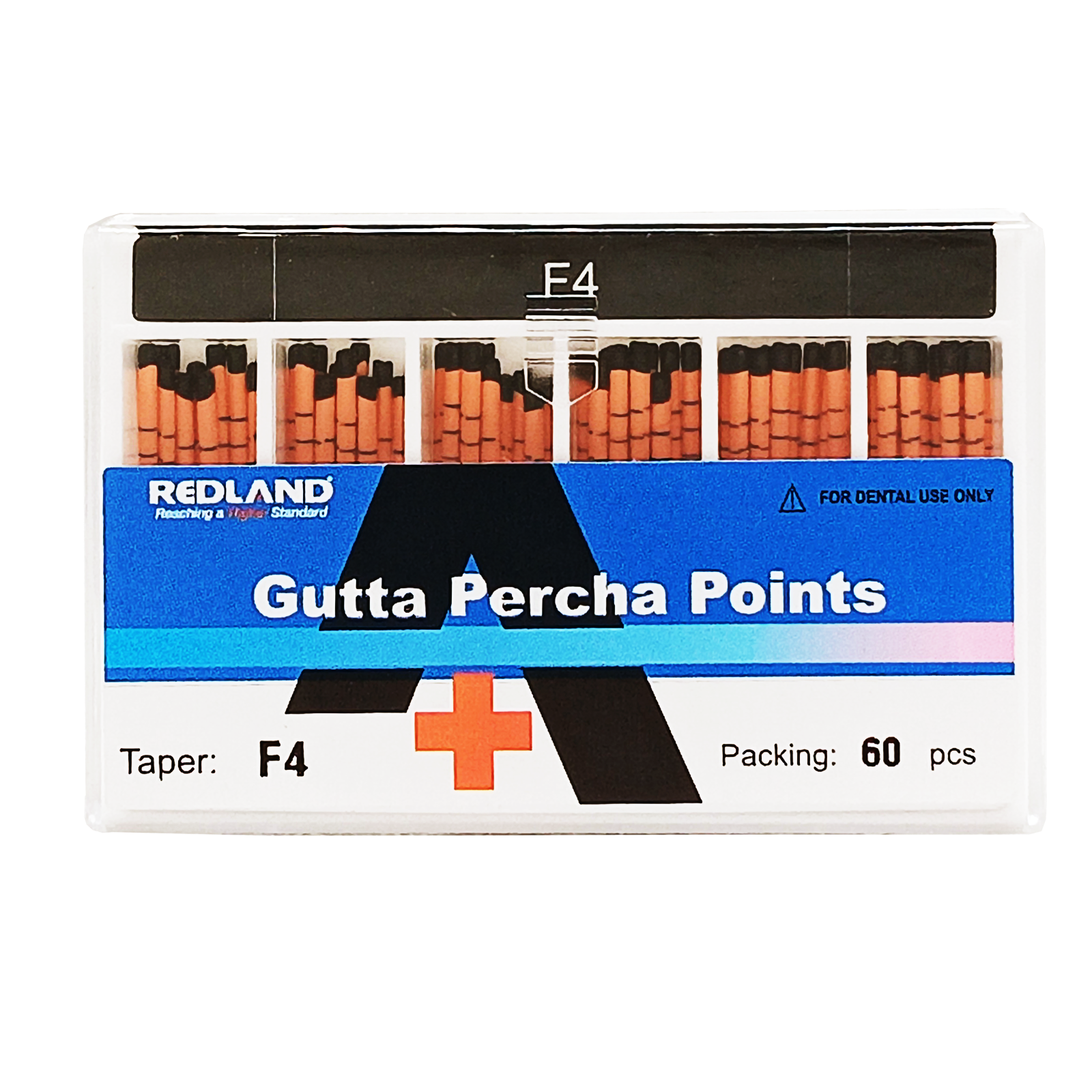 REDLAND Gutta Percha F1,F2,F3,F4,F5 100/Pk for Special TAPERED FILES (MM marked)