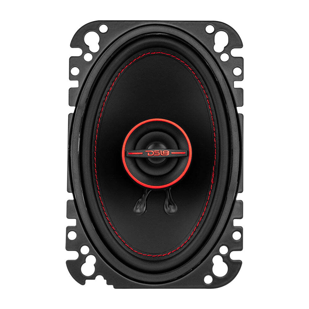 DS18 G4.6Xi 4x6 Car Speakers 2-Way Coaxial Speakers 135 Watts 4-Ohm - Pair