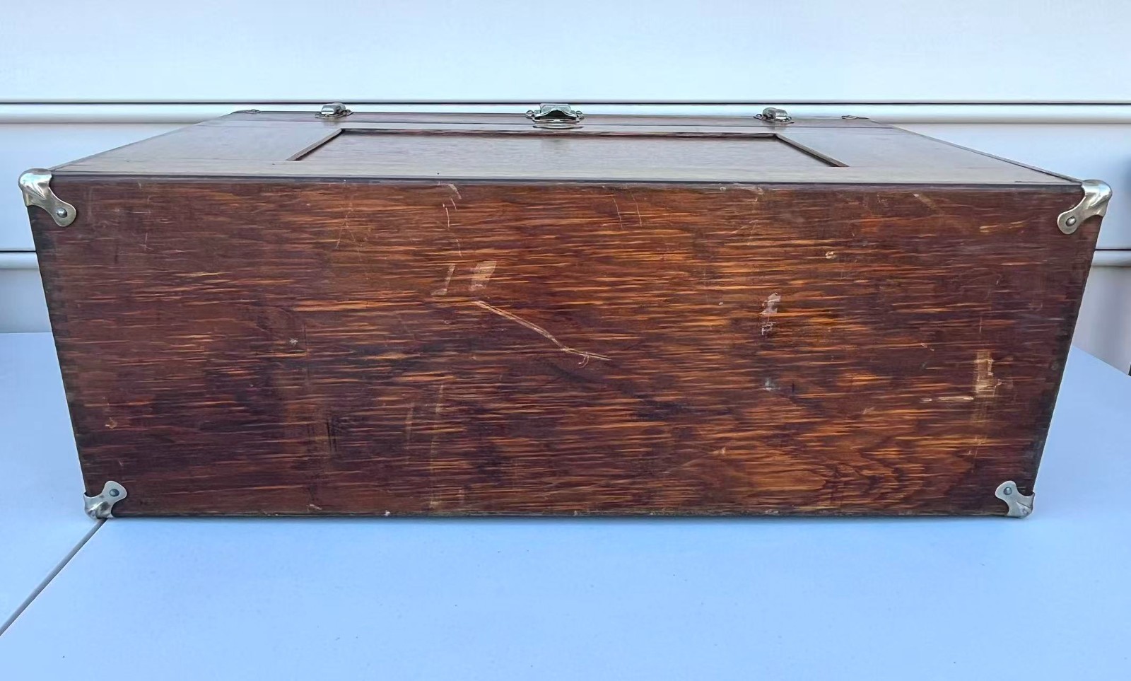 Vintage H. Gerstner & Son 11 Drawers Oak Wood Machinist Tool Chest Box Model 052