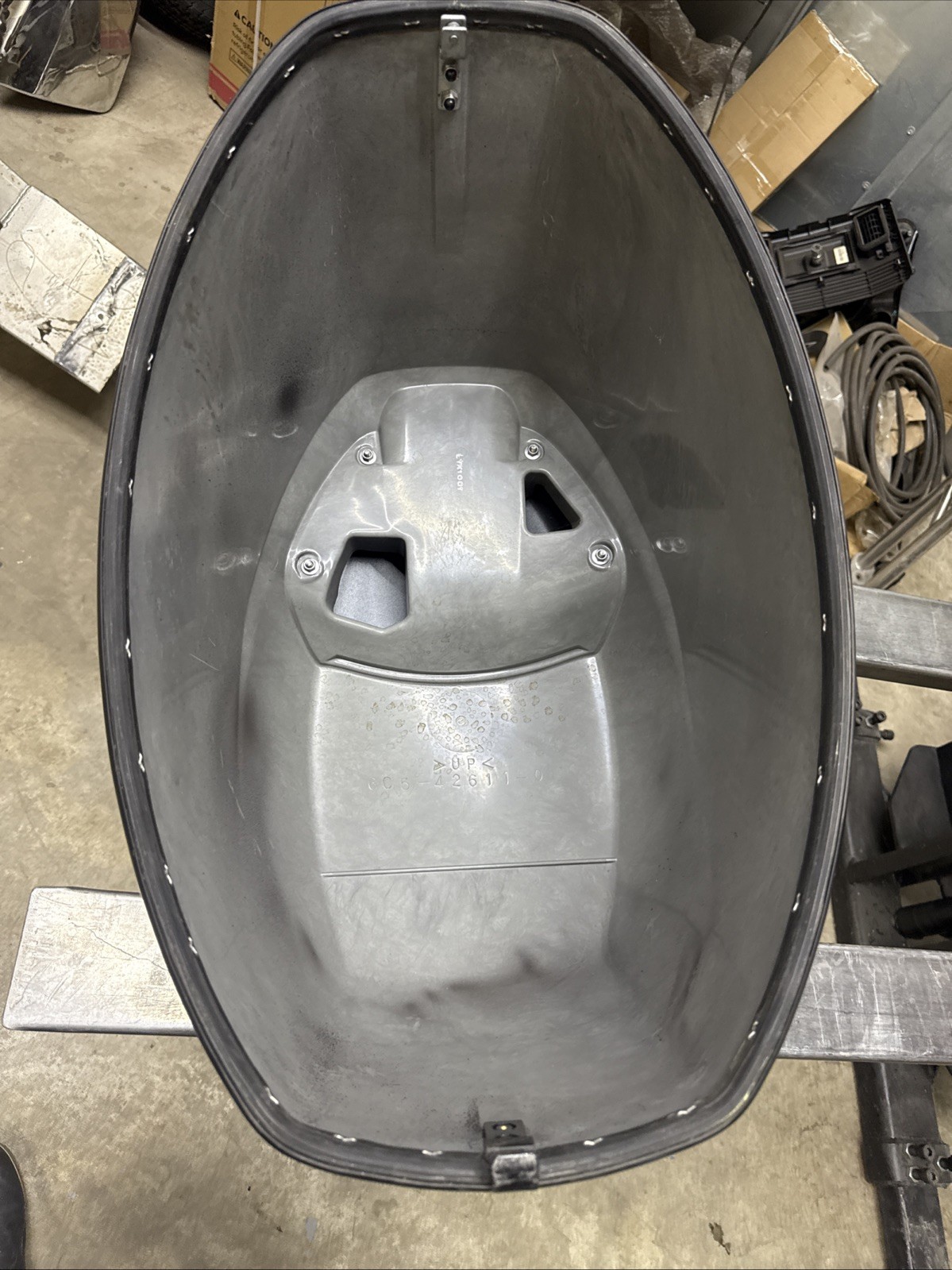 Yamaha F50 F60 4 Stroke Engine Cover Cowling Hood Cowl 60HP 6C5-42611-00-00