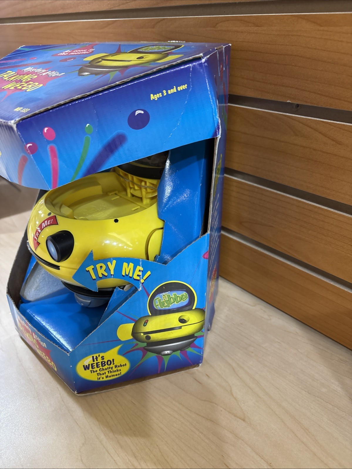 Disney Flubber Talking Weebo Robot Voice Activated Movement & More New