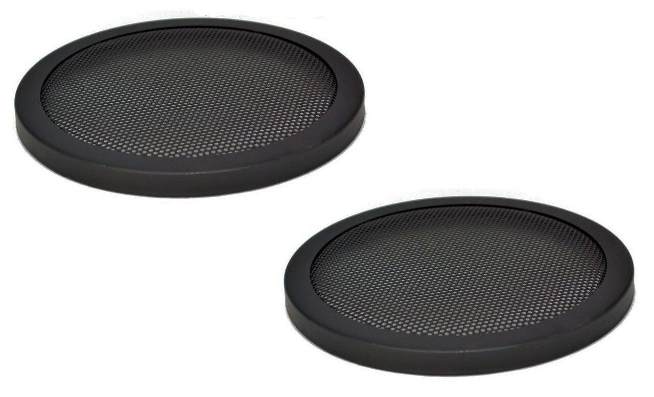 10" INCH CAR SPEAKER WOOFER STEEL MESH GRILL WITH SPEED CLIPS AND SCREWS 1 PAIR