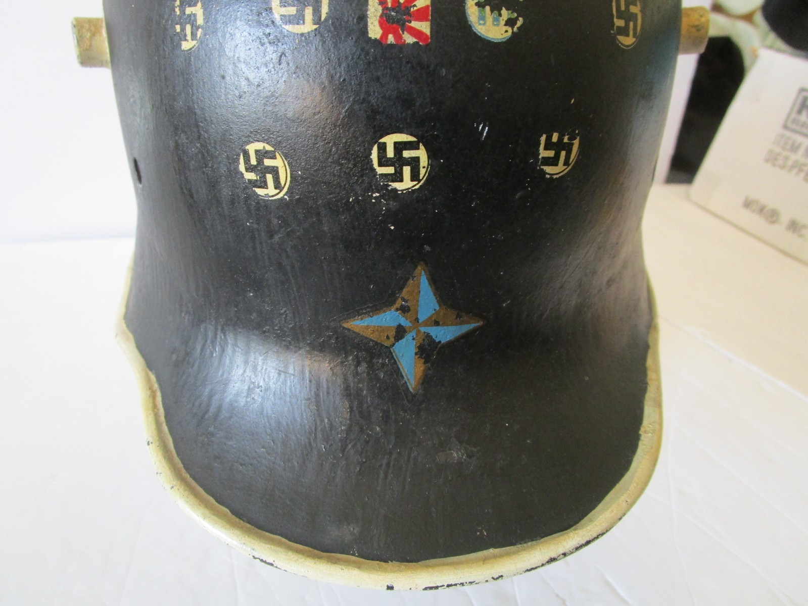 WW2 25th Infantry Souvenir Geman Helmet
