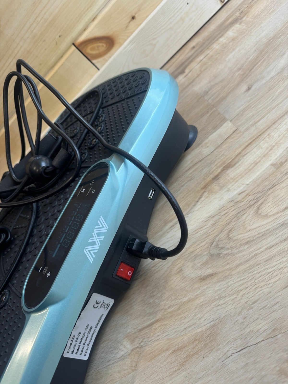 AXV FR-78 Bluetooth Green Vibration Plate Exercise Machine Platform No Remote