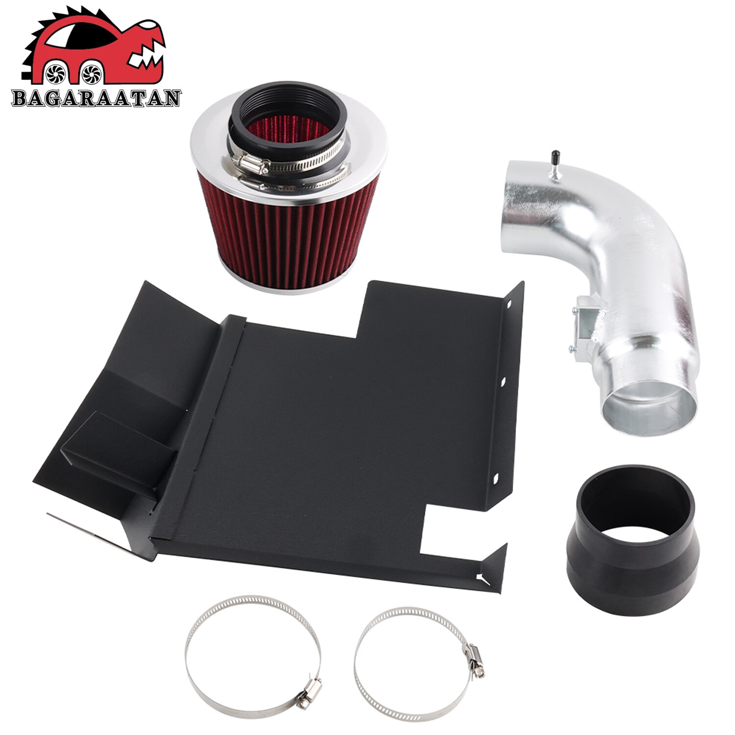 For BMW 128i 328i 07-11 / 330i 2006 3.0L Cold Air Intake System Kit +Heat Shield