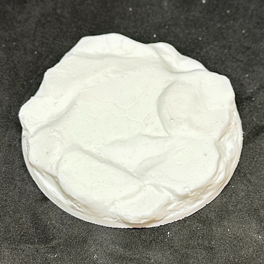 60mm 65mm Resin Base Slate v2 Rock Scenic Miniature Base Warhammer 40k tabletop