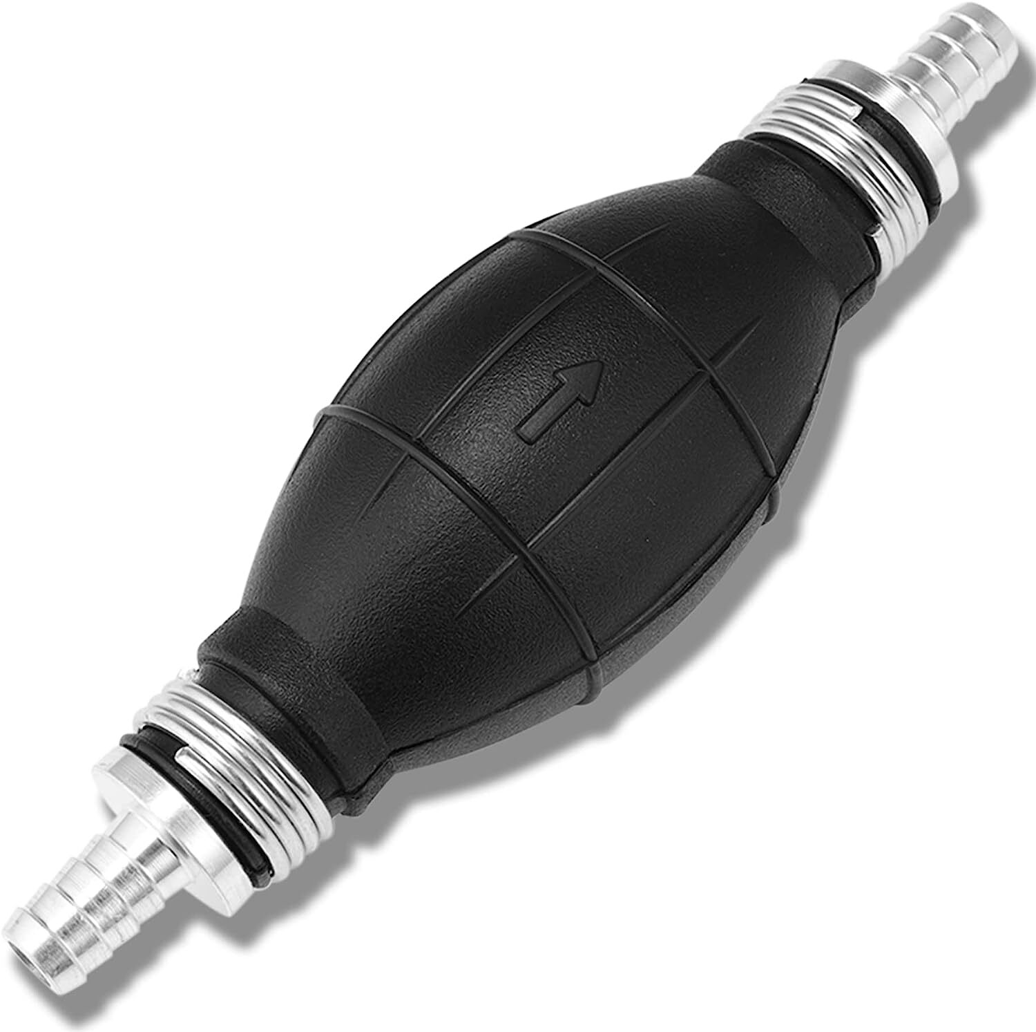 2pcs Hand Primer Bulb Outboard Car Marine Boat Gas Fuel Line Pump All Fuels 1/4"