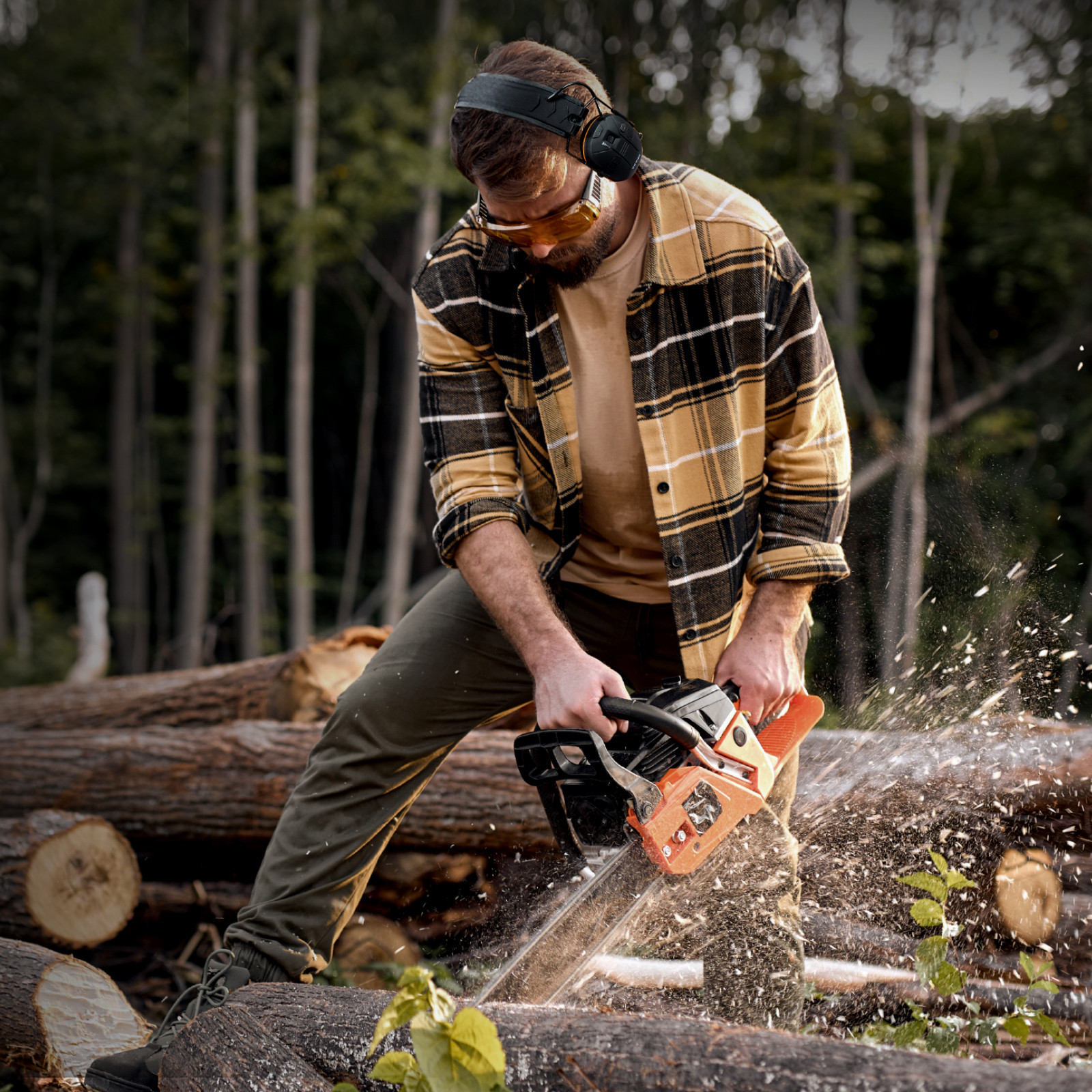 VEVOR Safety Earmuffs Bluetooth Hearing Protection Ear Muffs Noise Reduction