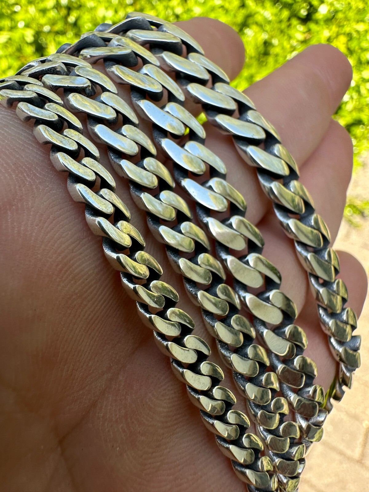 Miami Cuban Link Chain Necklace Real 925 Sterling Silver 6-12mm