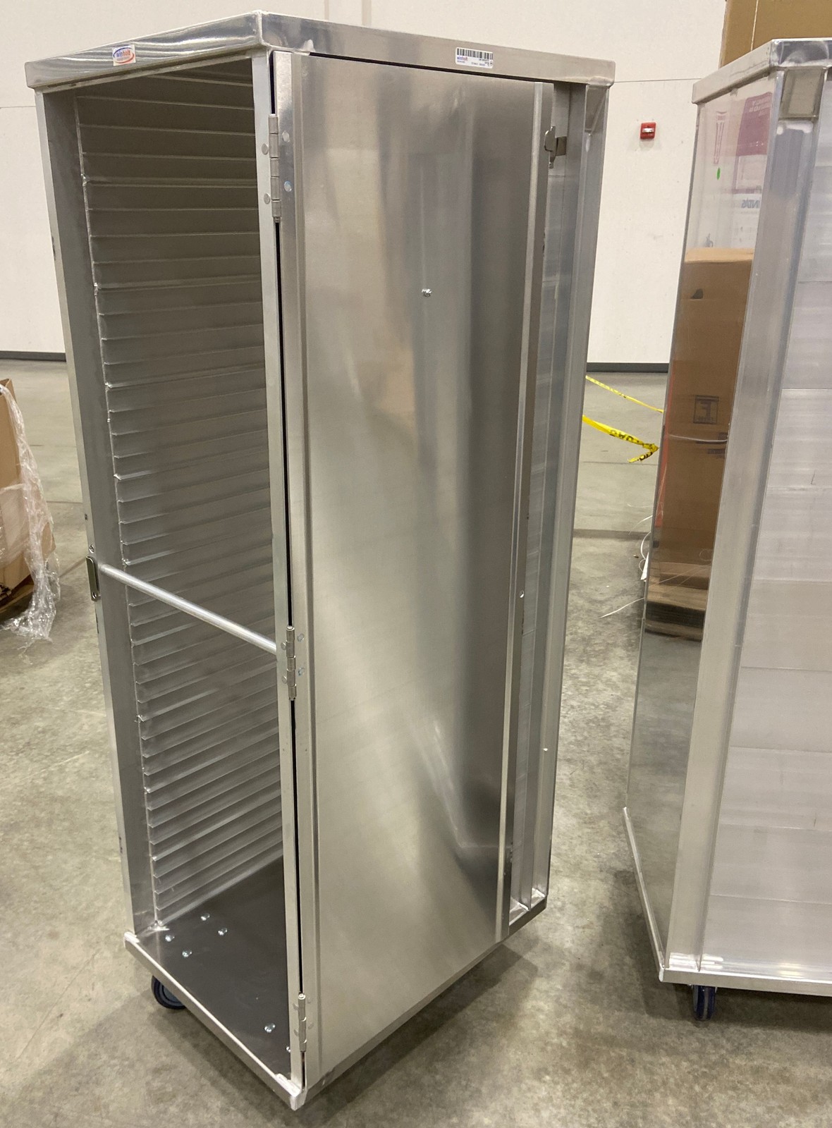 lot of 2 Winholt EC1840-C/LD Enclosed 40 Pan Sheet Bun Transport Rack