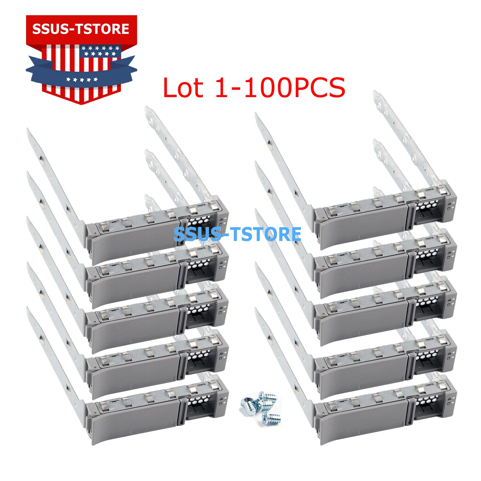 Lot New Cisco 3.5'' LFF Hard Drive Tray Caddy For UCS C220 C240 M3 800-37836-01