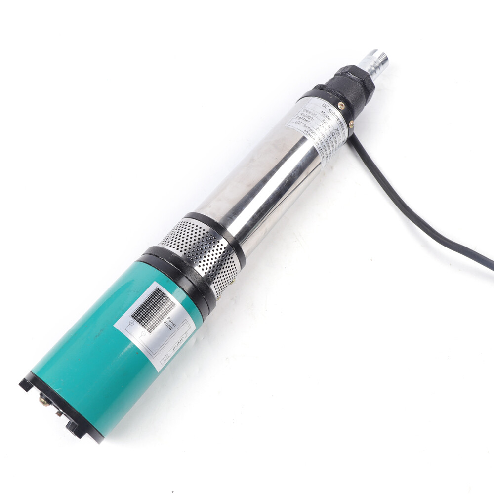 24V 5m³/h Solar Power Water Pump Farm Ranch Submersible Bore Hole Deep Well USA