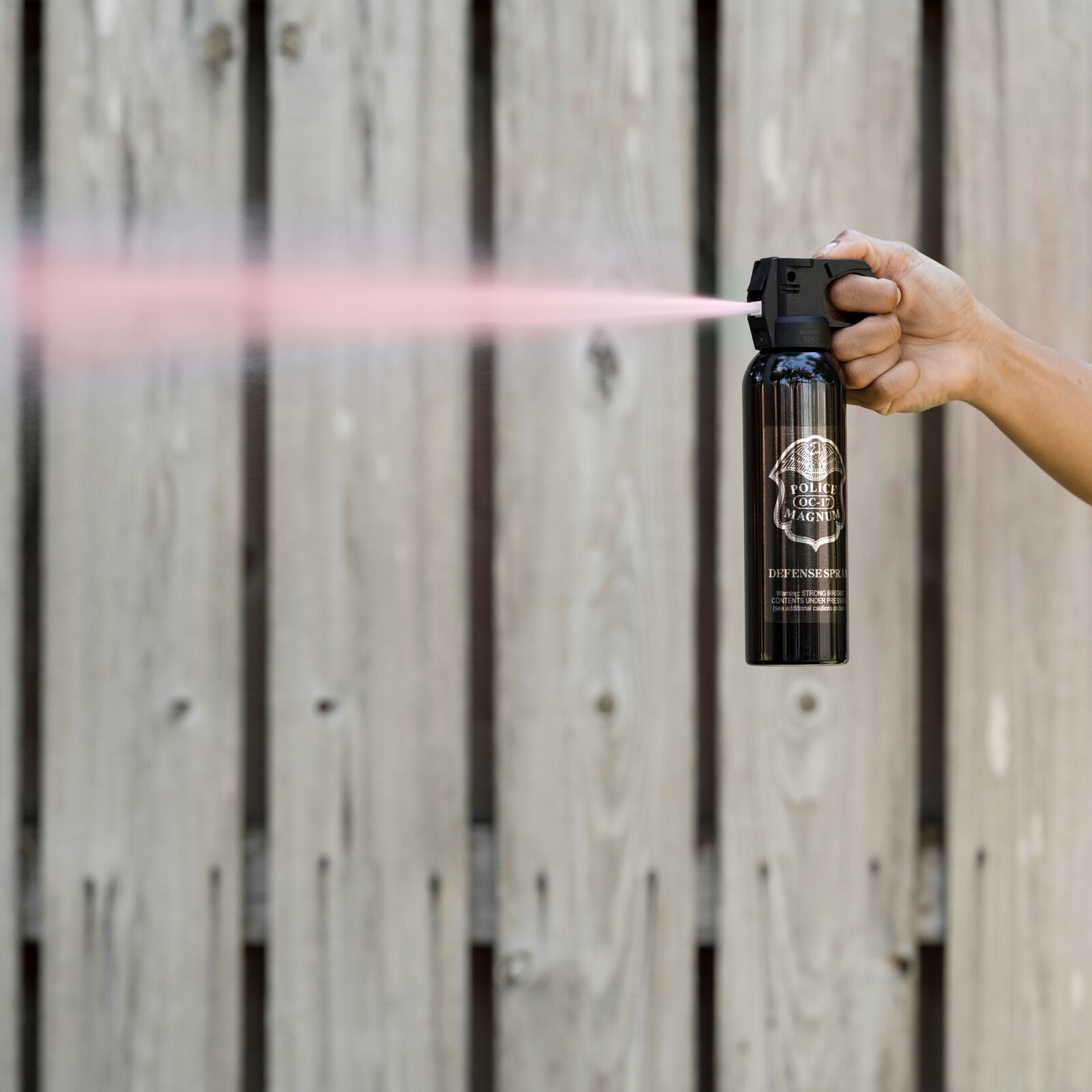 POLICE MAGNUM pepper spray 7oz ounce Riot Fire Master Fog Home Defense Security