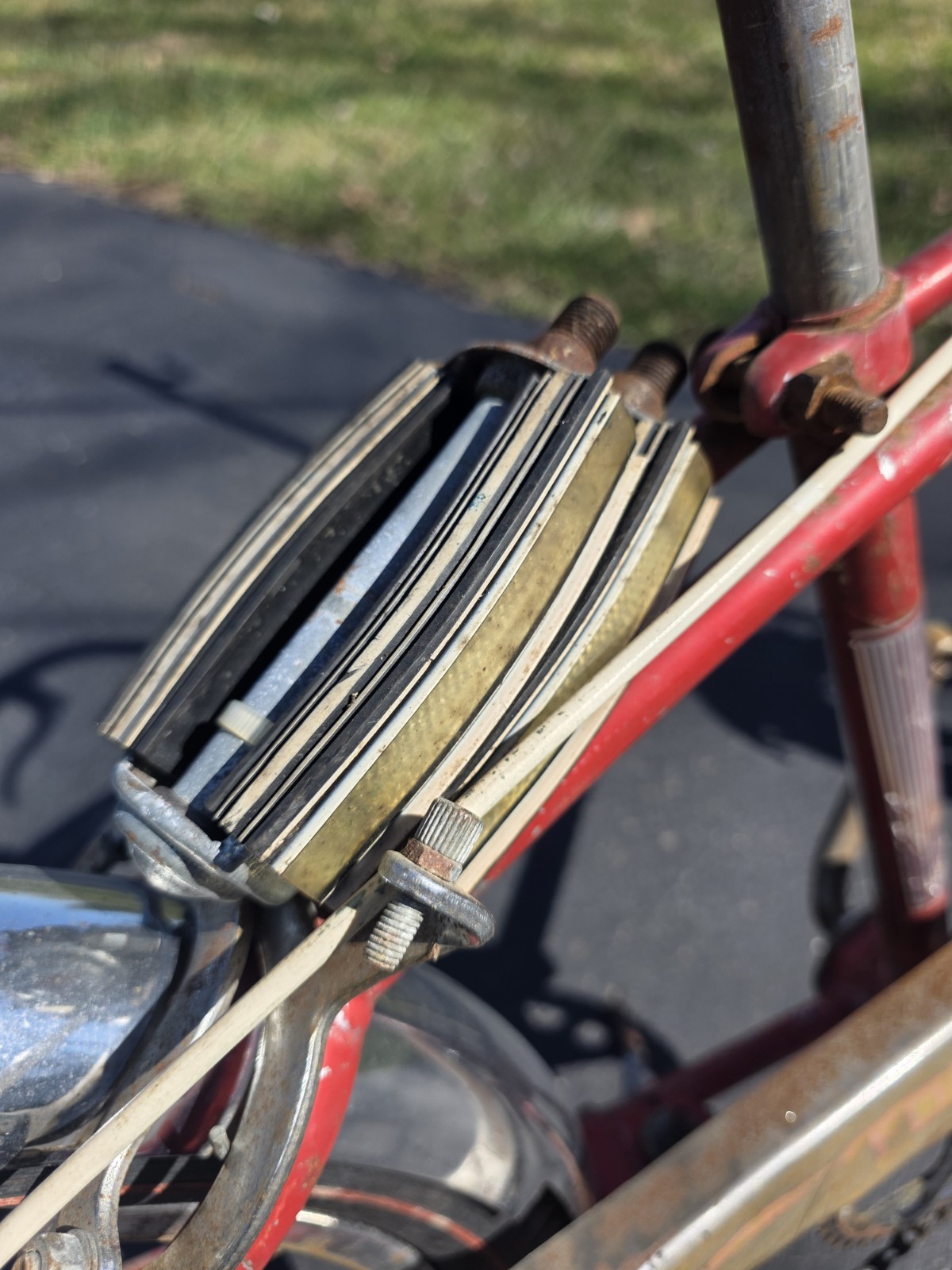 1969 Montgomery Wards Formula V original Survivor Flamboyant red 69 Muscle Bike