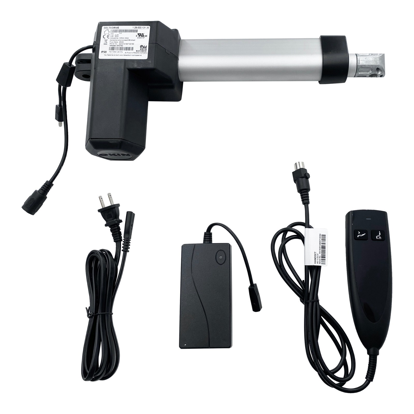 Okin Deltadrive 1.28.000.131.30 Actuator Motor Kit for Lift Chair Power Recliner