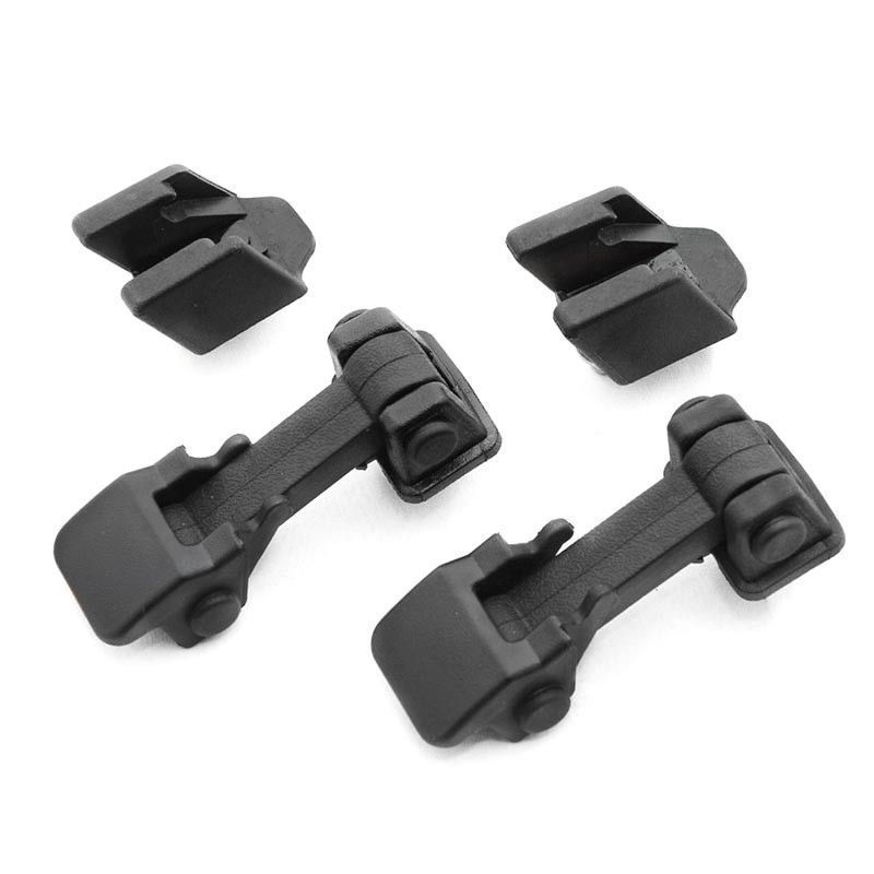 Pair Front Hood Latch Catch & Bracket for Jeep Wrangler JK 2007-18 Free Shipping