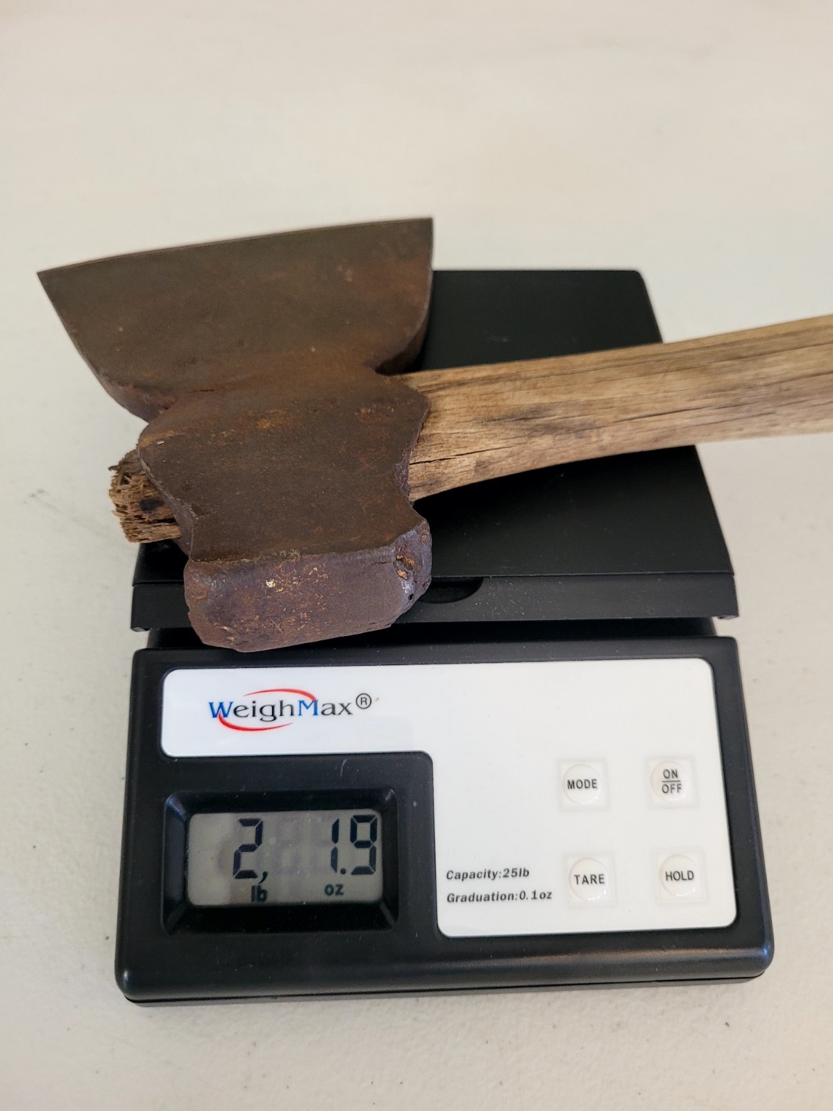 Antique/Vintage? Hewing Axe Hatchet with Wooden Handle