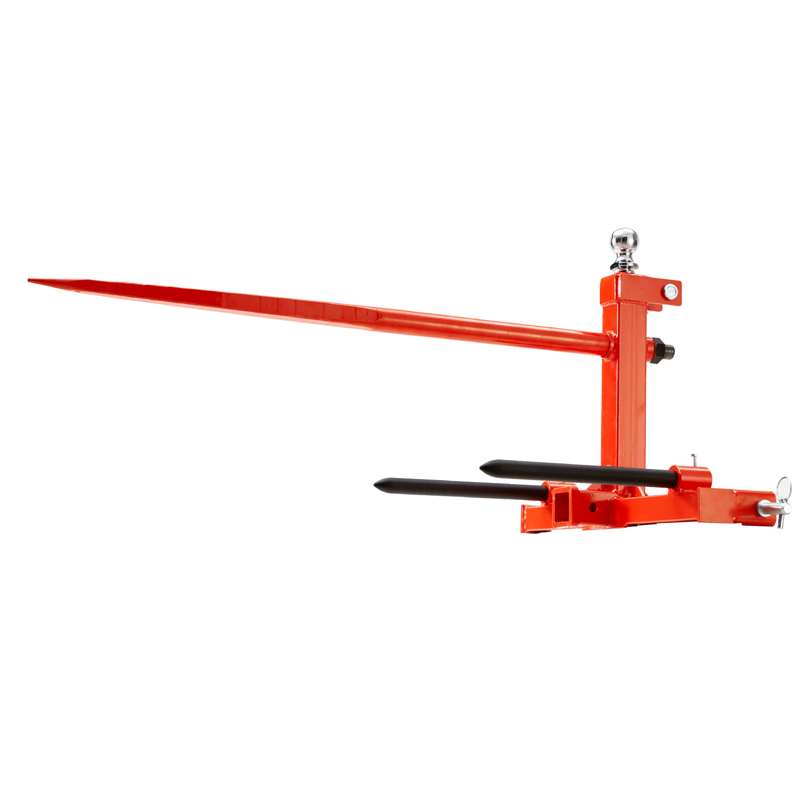 VEVOR 49" Hay Spear Bale Spears Skid 3-Point Hitch Tractor Attachment 1600lbs