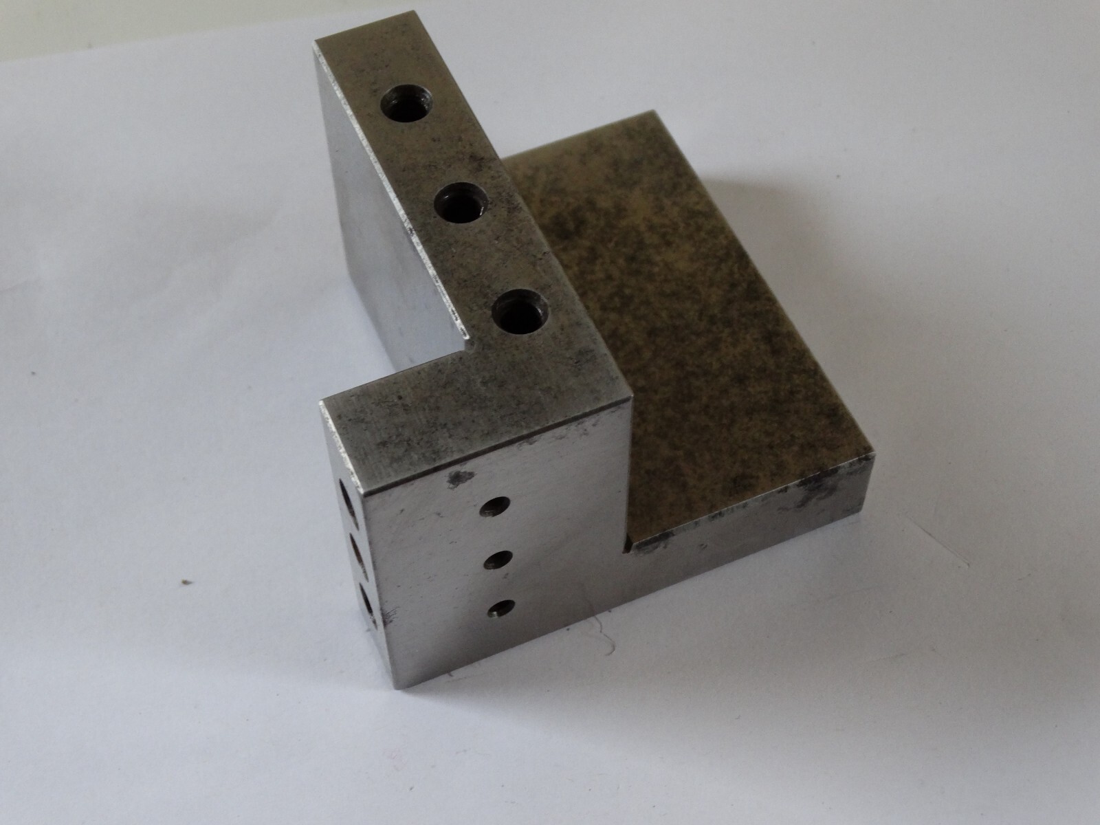 Compound Angle Plate Toolmaker Surface grind 1/4-20 tapped 2 7/8x27/8x2" db #2