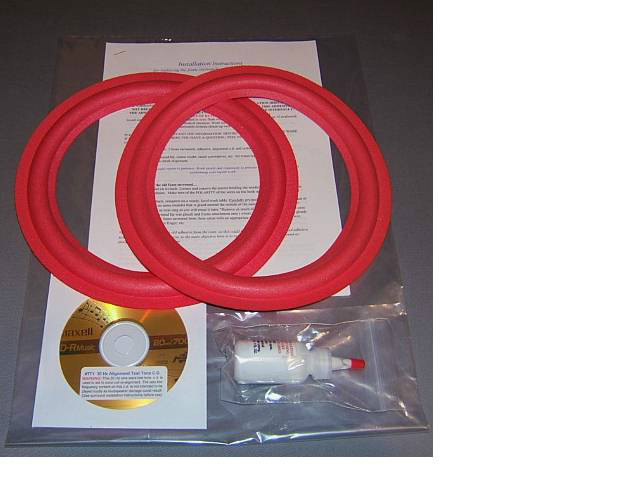 Cerwin Vega D1, CVW8, AT8, ATW8, DX1  8" Foam Surround Speaker Woofer Repair Kit