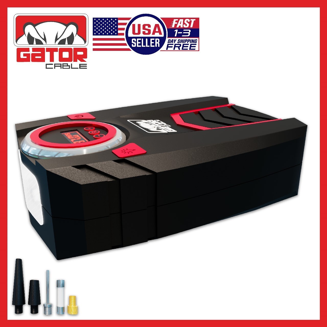 Car Tire Air Pump Inflator Compressor Digital Electric Auto Portable 150PSI 12V