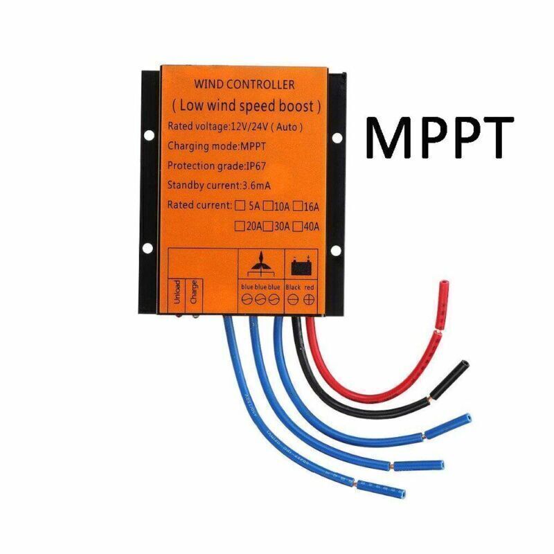3000W Wind Turbine Generator MPPT Charge Controller Boost Regulator 12V/24V 48V
