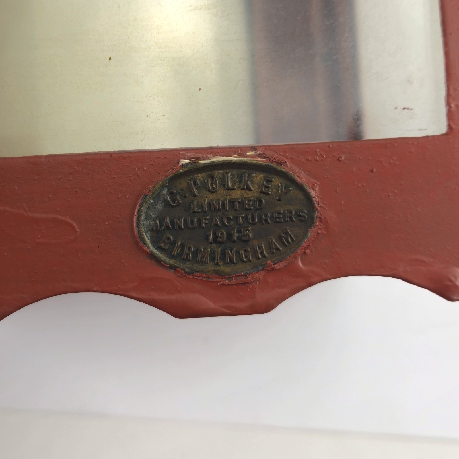 2 WWI TRENCH FOLDING CANDLE LANTERN LOT: 1914 HINKS & SON / 1915 G. POLKEY