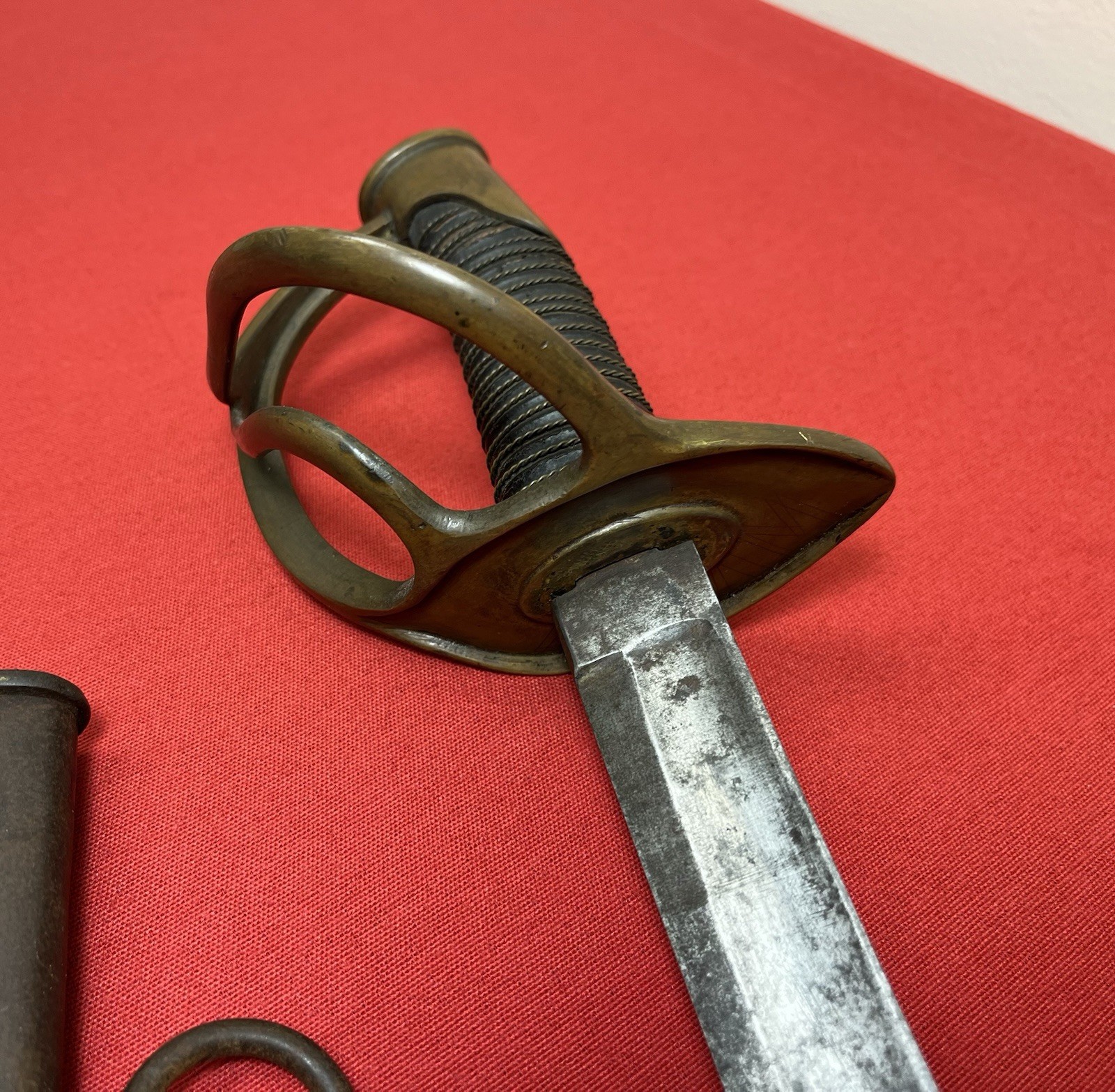 M1860 U.S. Civil War Cavalry Saber Sword Used Free Shipping