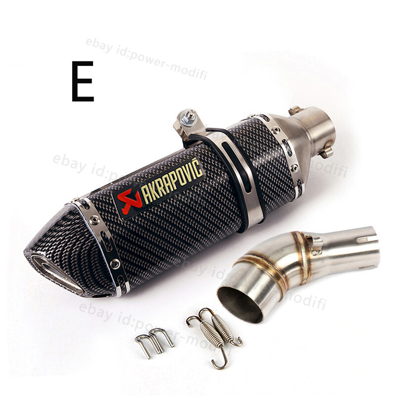 51MM For Yamaha YZF-R3 R25 MT-03 2016-2025 Steel Exhaust Muffler Mid Link Pipe