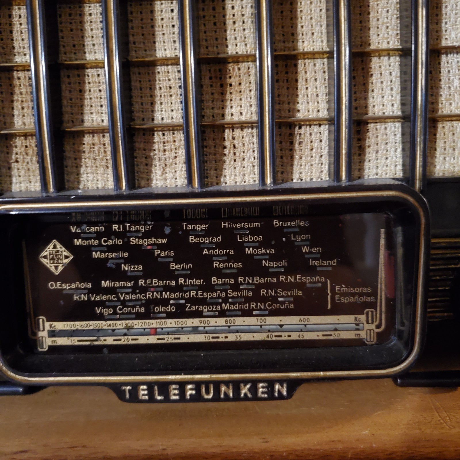 Ultra Rare Vintage 1954 Telefunken U-1515 Marimba Radio - Very Nice Works