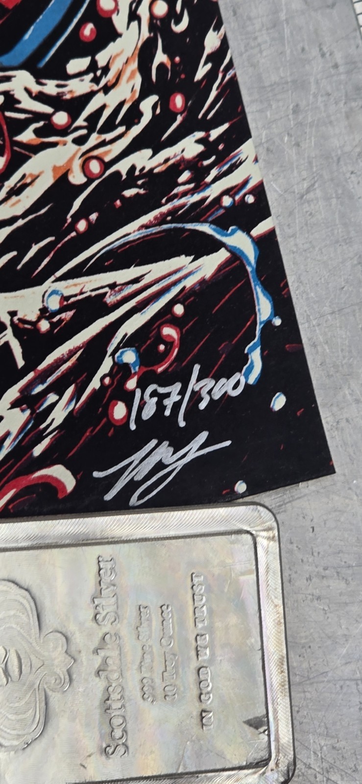 PRIMUS Signed Poster Boston MA Blue Hills Bank Pavilion 5-29-18 Miles Tsang