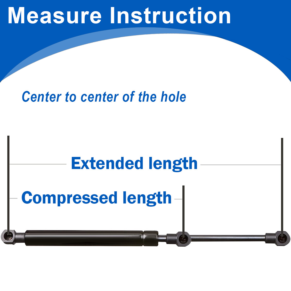 2Pcs Rear Trunk Liftgate Lift Supports W/ Power Gate For Toyota Venza 2009 -2016