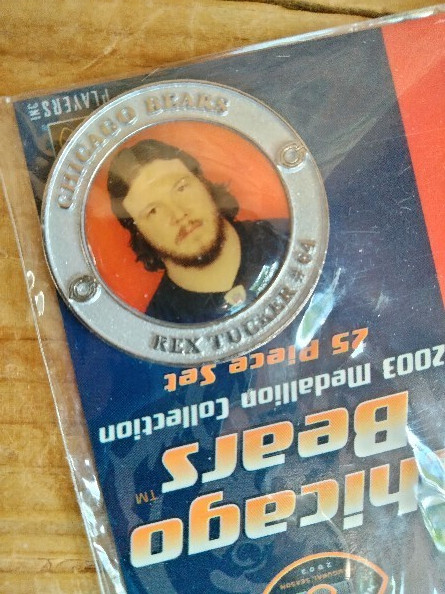 REX TUCKER CHICAGO BEARS 2003 Medallion Coin