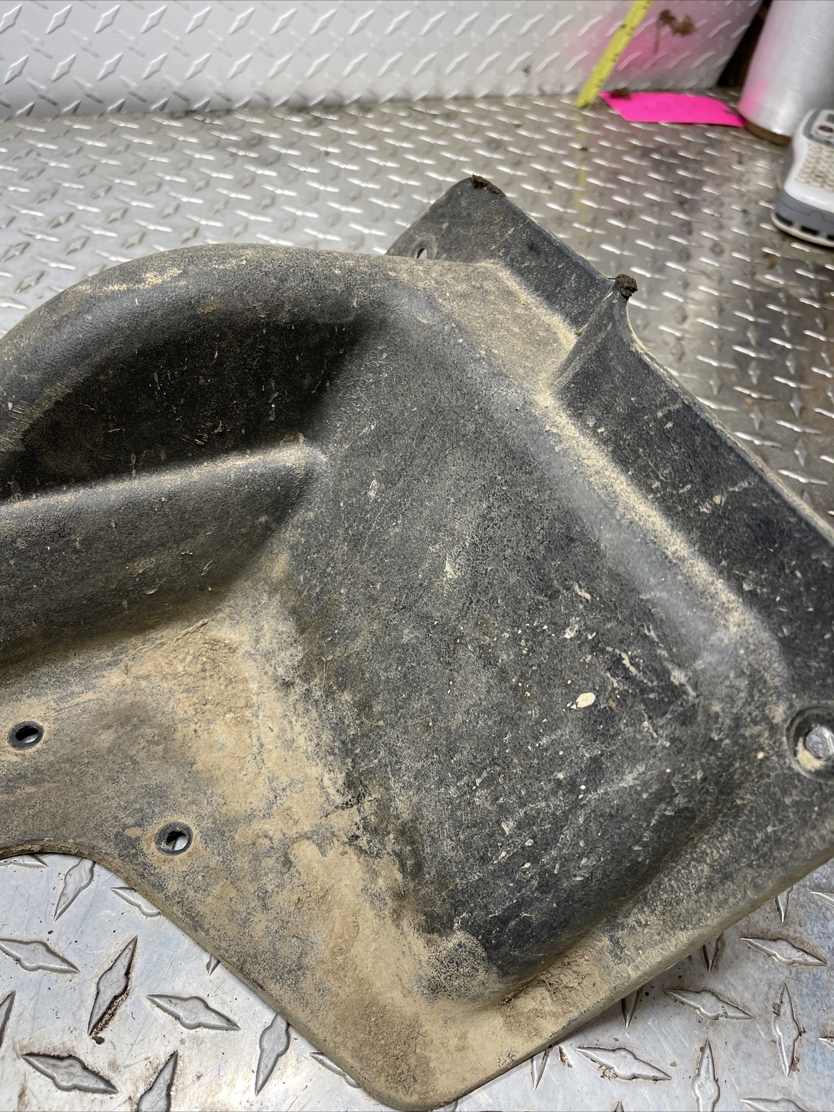 08 Polaris RZR 800 Floor Drive Shaft Center Console Cover Panel Plastic