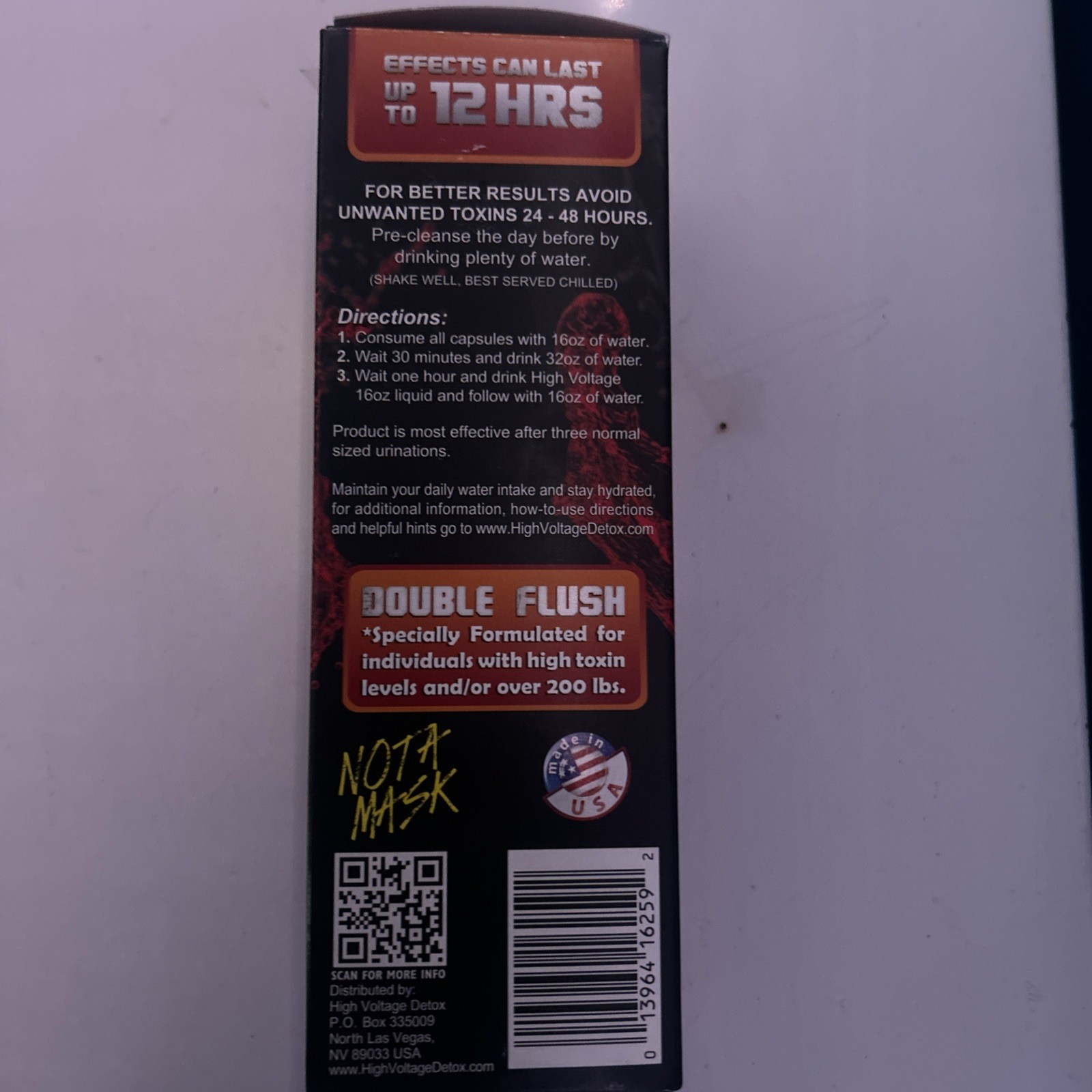 High Voltage | Detox Double Flush 16oz + Capsules