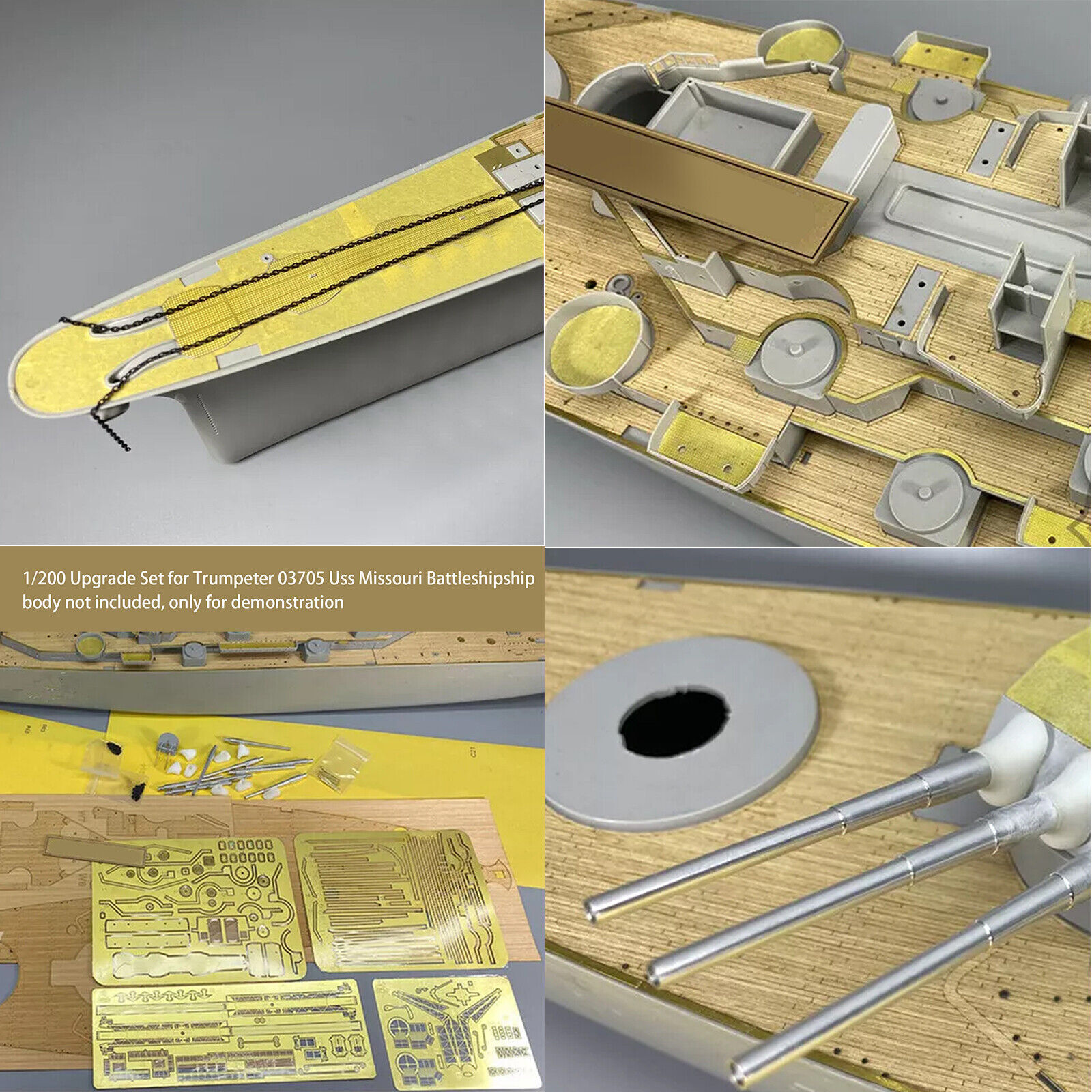 CY20008 Trumpeter1/200 USS Missouri Battleship Up Set Upgrade Set for 03705