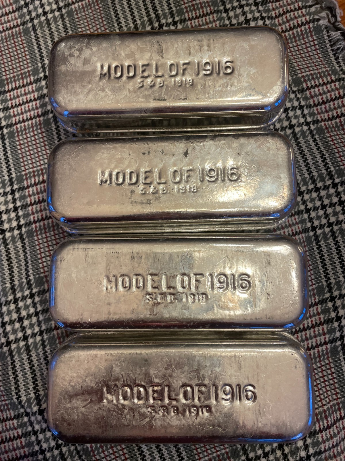 Original WWI Model of 1916 Bacon Tin Can Ration Meat Tin AEF US Army Pristine!