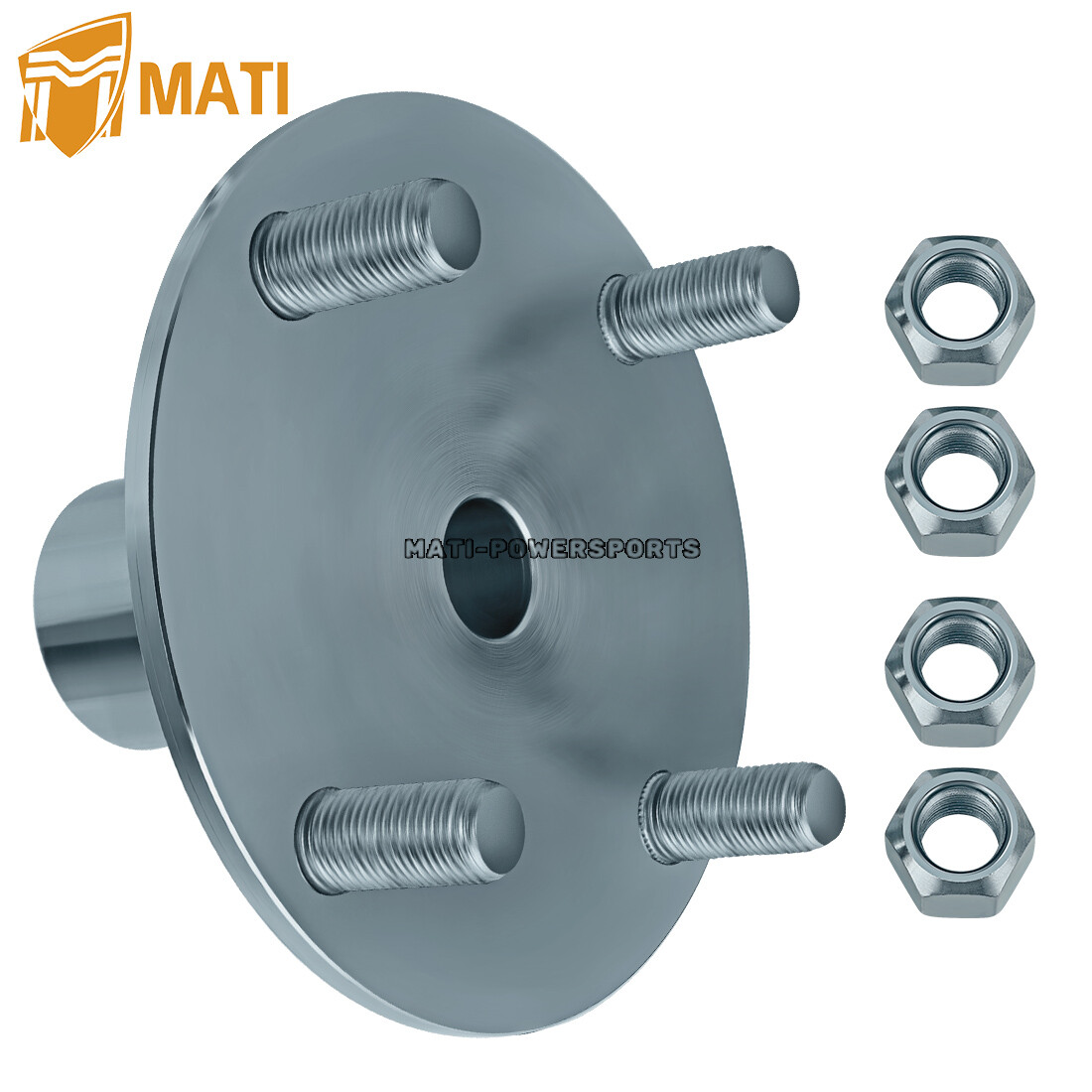 4 Lug 1" Live Axle Adapter Hub for Go Kart Cart ATV Quad Trailer - 4" x 4"