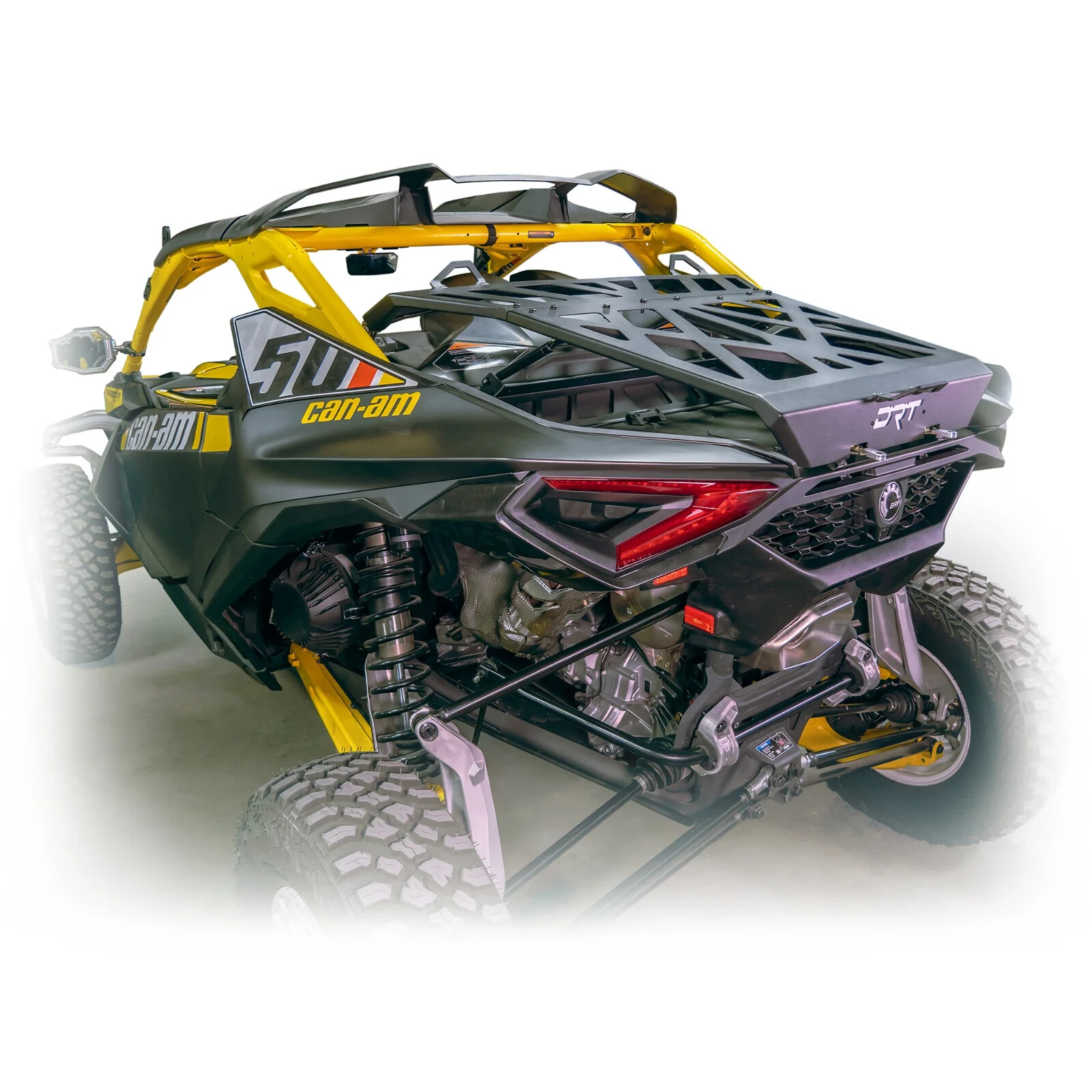 DRT Adventure Rack Spare Tire Cargo Carrier Fits: CAN-AM MAVERICK R 2024+