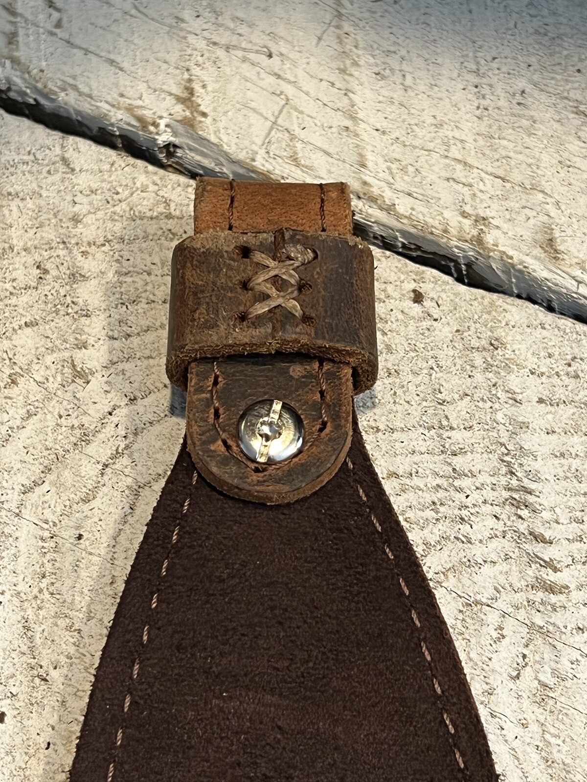 Buffalo Leather Rifle Sling - Handmade Strap - Personalized - Made in USA