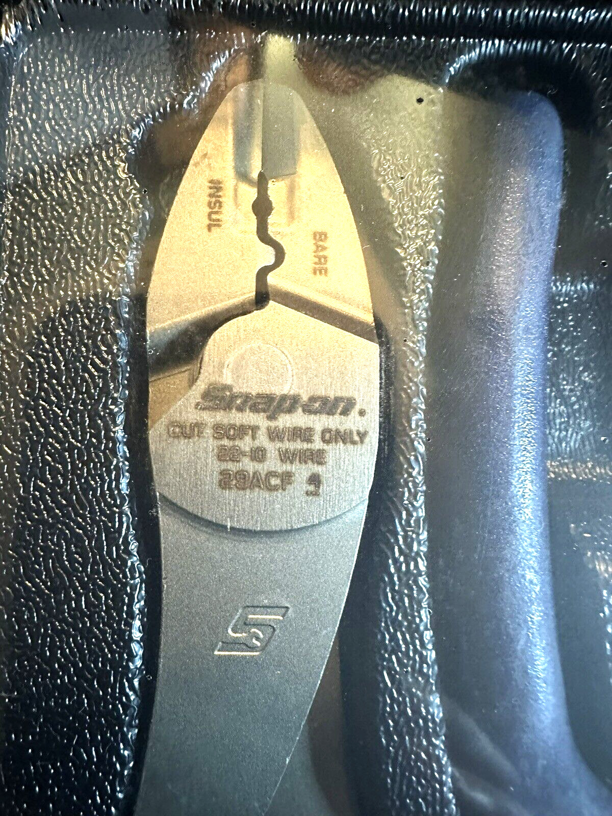 SNAP ON TOOLS USA 3Pc POWER BLUE Soft Grip Wire Service Pliers Set PLWIREKIT MB+