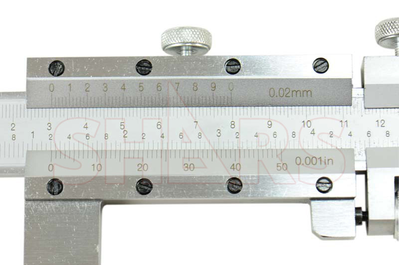 18" / 450mm Heavy Duty Vernier Caliper 3.94" Jaw Depth + Inspection Report R}
