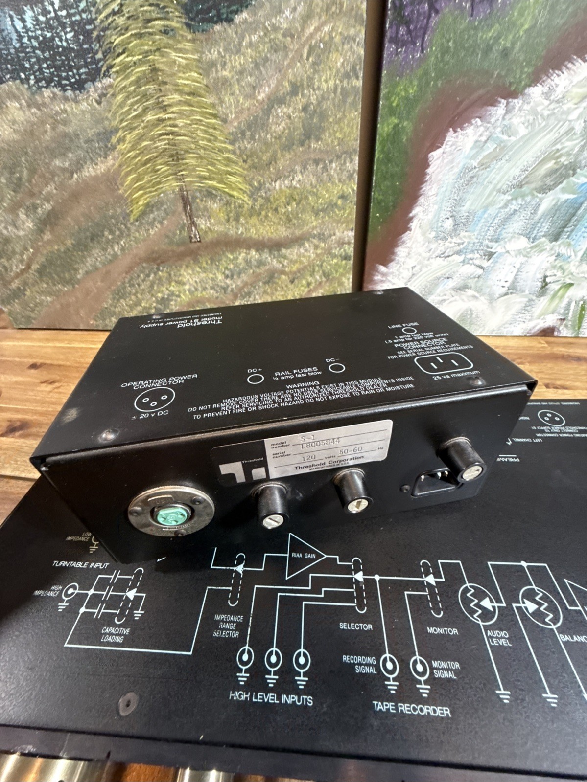 Threshold Model SL10 Preamplifier Cascode Class A Direct Coupled Preamp