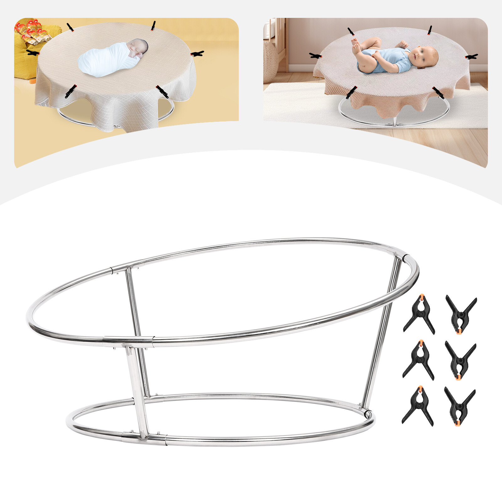 Newborn Photography Props Baby Steel Photo Props Stand DIY Newborn Photograph