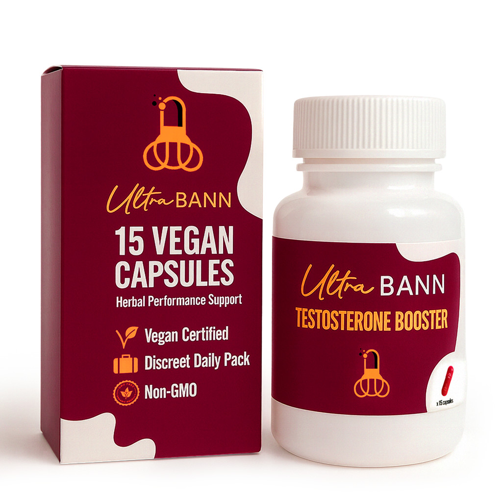 Ultra Bann Vitality Booster for Men – 15 Caps| Natural Testosterone Support