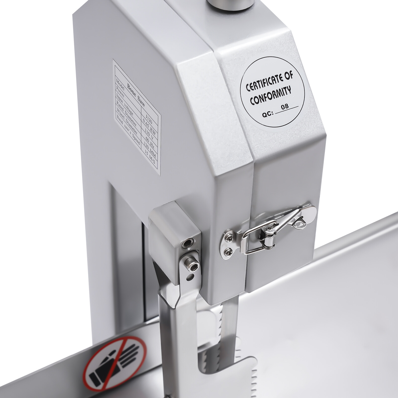 Commercial Electric Frozen Meat Cutting Machine Band Saw Blade Bone Cutter 650W