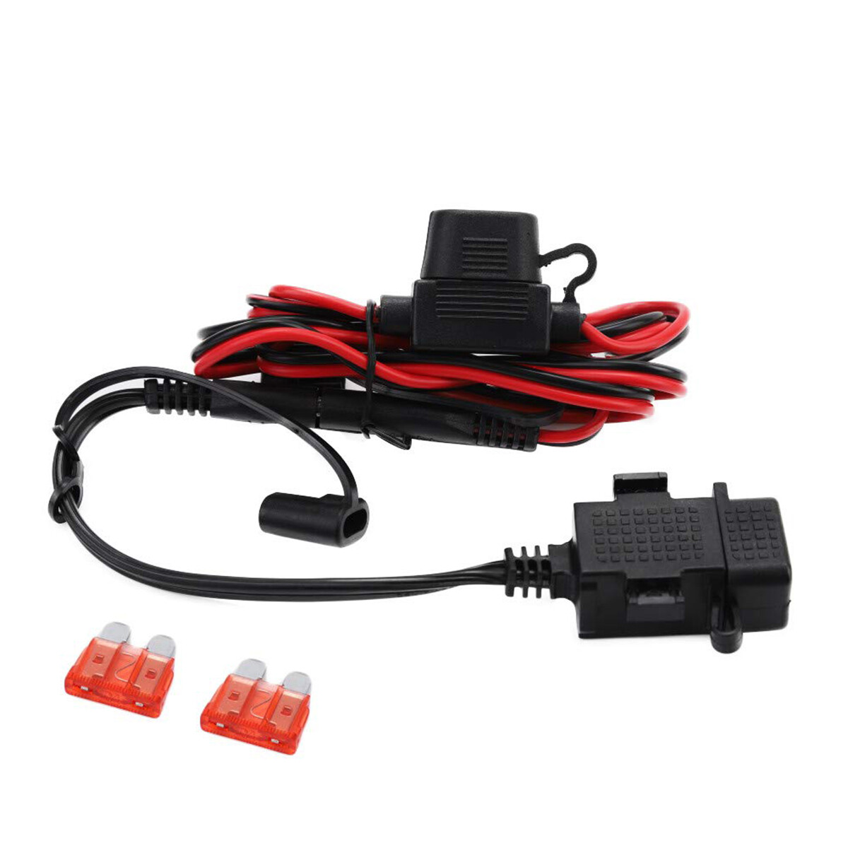 Waterproof SAE to USB Charger / Adapter for Motorcycle Cable Phone GPS Tablets