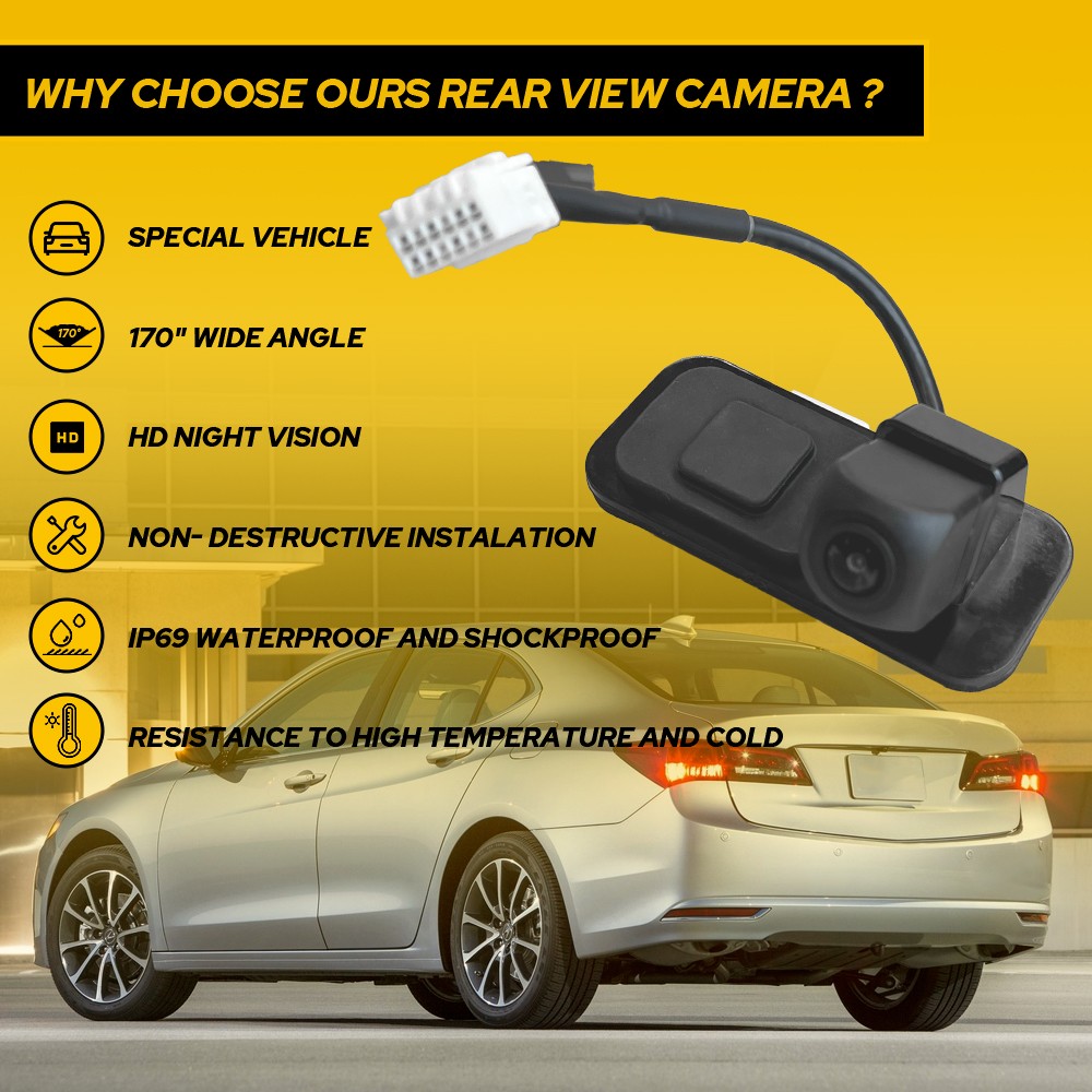 HD Rear View Back up Reverse Camera fits Acura TLX 2015-2020 39530-TZ3-A12 New